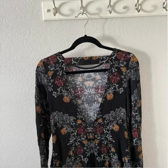 Free People Smooth Talker Floral Print Tunic Dress - Picture 5 of 8